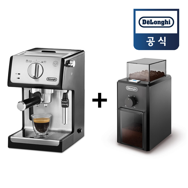 가성비갑 드롱기 반자동 커피머신 ECP35.31 +커피 그라인더 KG79, ECP35.31 + KG79 추천합니다