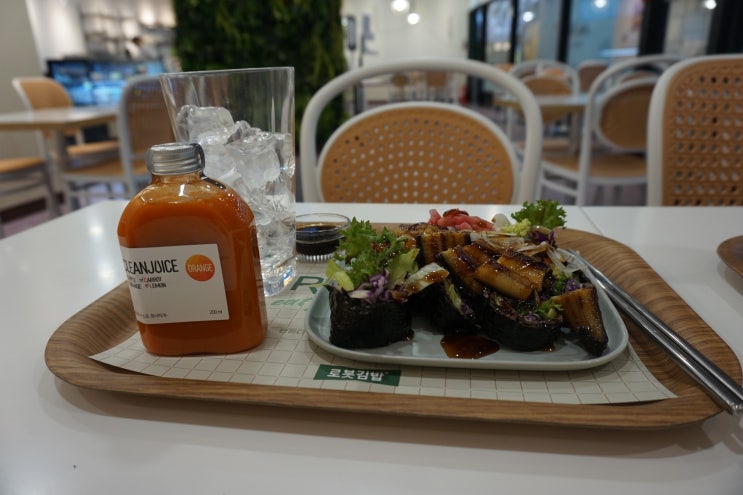  상암MBC맛집 건강을 생각하는 신선한 샐러드&김밥전문점 로봇김밥그린 MBC상암몰점