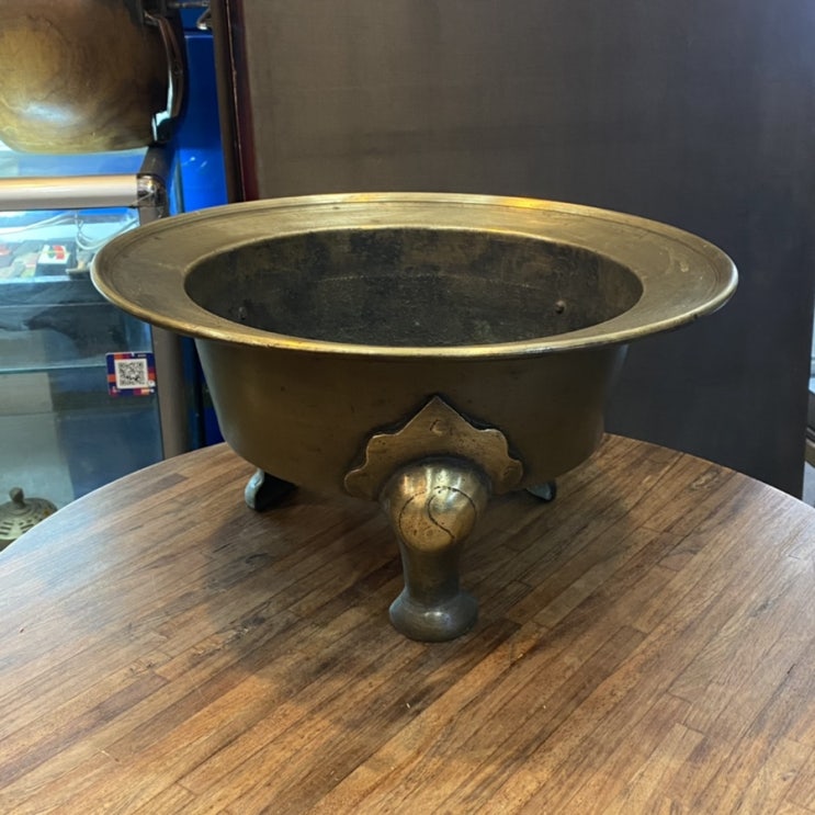  놋화로 태극 삼발놋화로