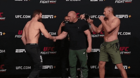 UFC on ESPN 23:레예스 vs 프로하스카 계체 결과 - 쿠텐라바 또 밀치기 사태