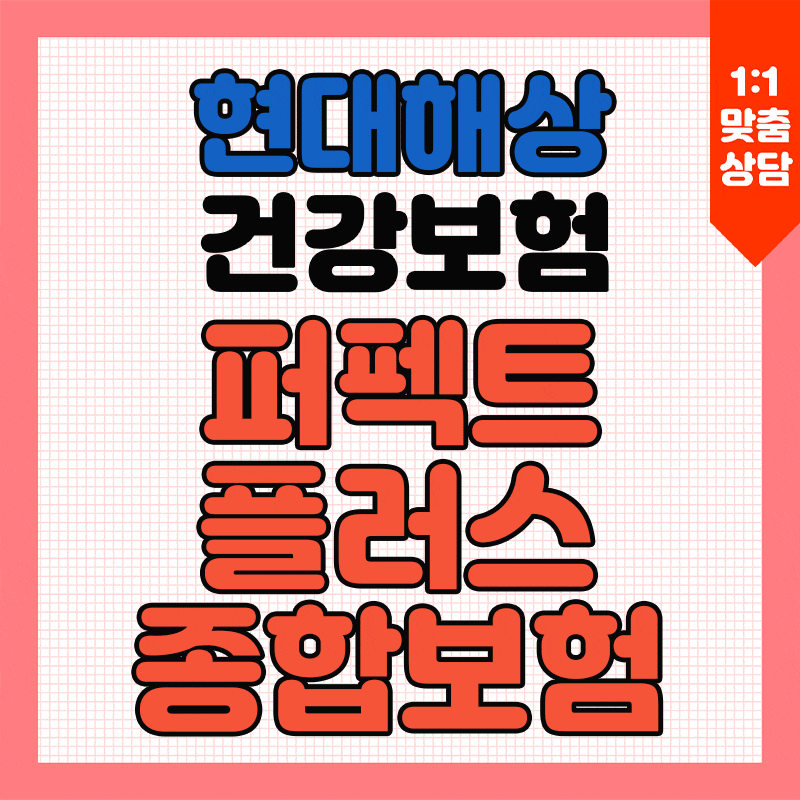 현대해상 건강보험 퍼펙트플러스종합보험