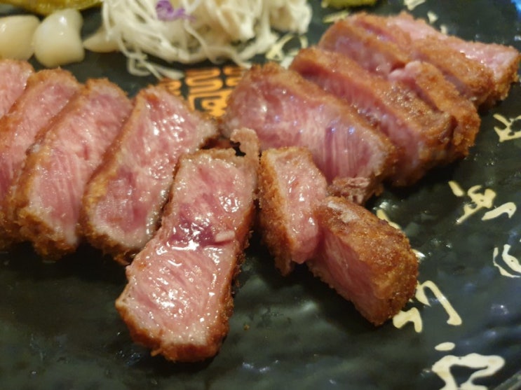  분당:: 수내 백식당 규카츠 맛집 모츠나베정식 맛집 후기