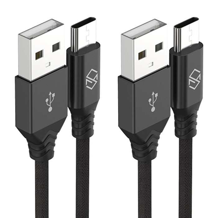 요즘 인기있는 신지모루 더치패브릭 USB C타입 고속충전 케이블 1m, 블랙, 2개입 ···