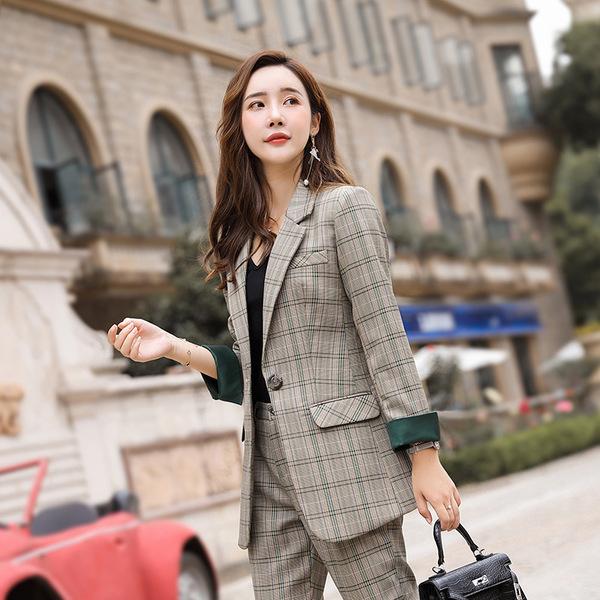 요즘 인기있는 더폴 체크 무늬 바지 정장 세트 오피스룩 캐주얼 하객룩 좋아요 요즘 인기있는 더폴 체크 무늬 바지 정장 세트 오피스룩 캐주얼 하객룩 좋아요