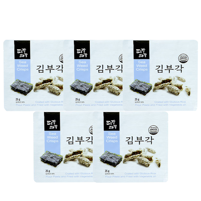 요즘 인기있는 티각태각 김부각, 25g, 5개 추천해요