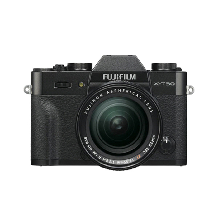  인지도 있는 후지필름 미러리스 X-T30 카메라 + XF18-55mmF2.8-4 R LM OIS 렌즈 키트, X-T30(블랙) ···