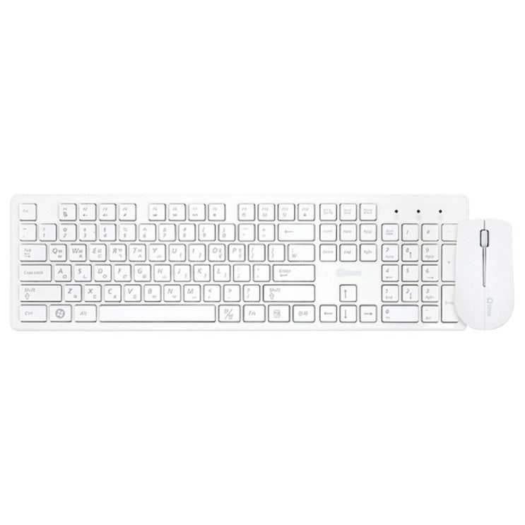 인지도 있는 큐센 Wireless Combo 무선키보드 + 옵티컬 마우스 세트 MK-150, 화이트 ··· 인지도 있는 큐센 Wireless Combo 무선키보드 + 옵티컬 마우스 세트 MK-150, 화이트 ···