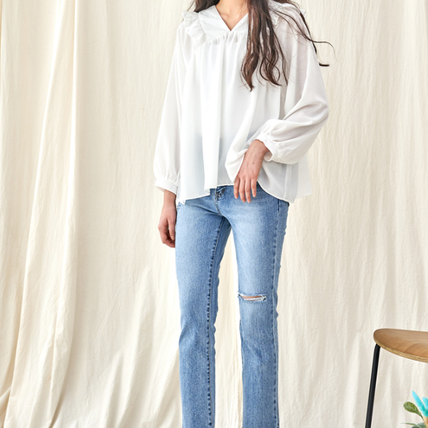 가성비갑 반에이크오 여성용 러플러플 블라우스 추천해요 가성비갑 반에이크오 여성용 러플러플 블라우스 추천해요
