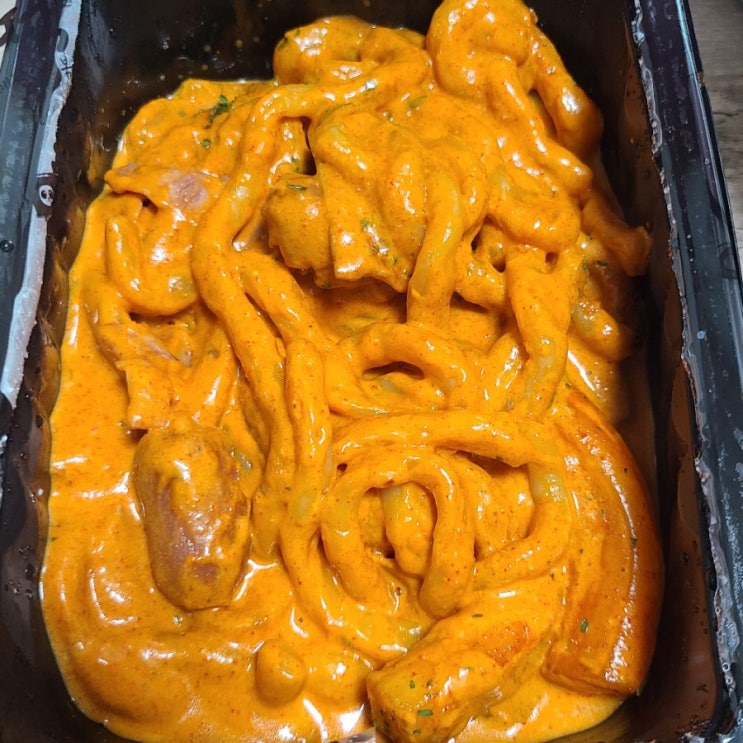  춘천배달맛집: 배떡 로제떡볶이