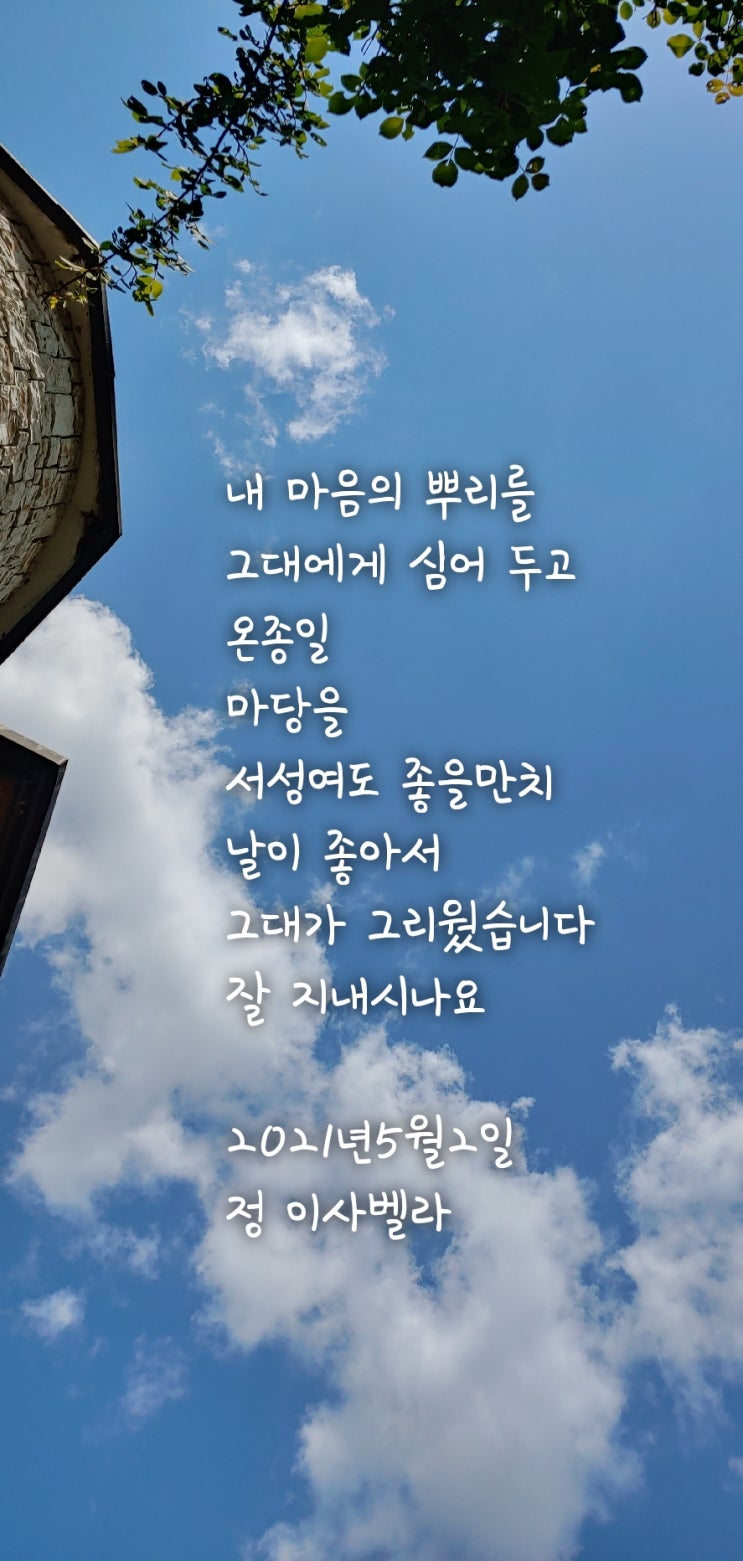  오늘일기 2일차 사랑하는 그대에게