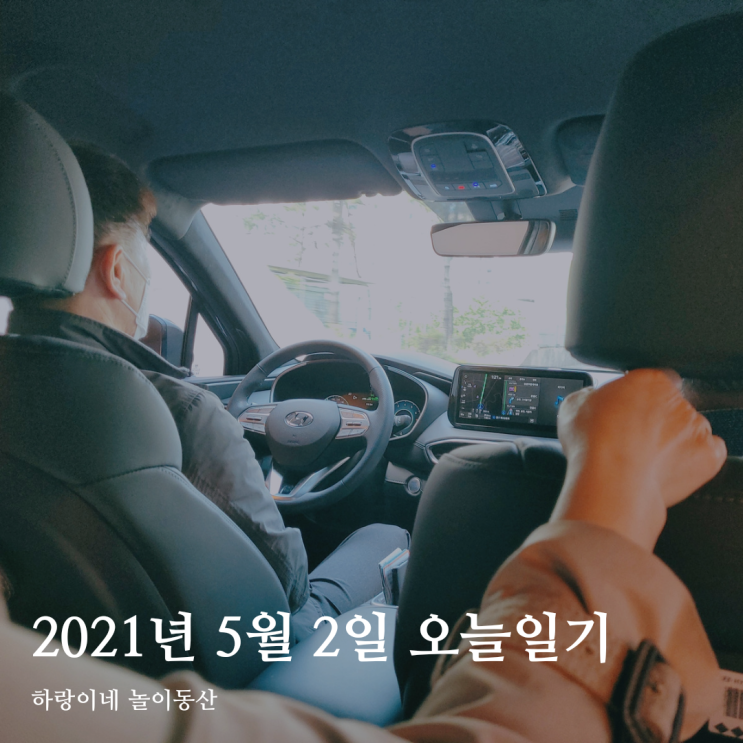  2021년 5월 2일 (일) : 하이브리드 차 싼타페 신형 신기해, 담양 청둥오리 식당, 주말일상