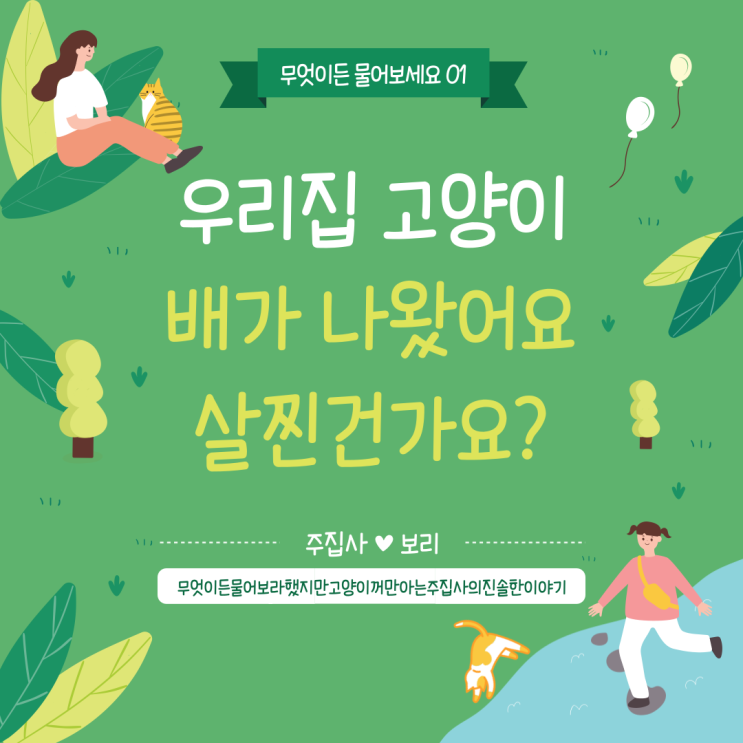  고양이 배는 왜 늘어졌을까?