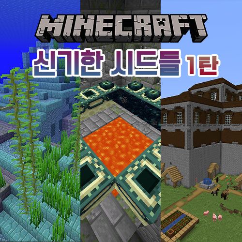  마인크래프트 신기한 시드들 [1탄] {1.16.5}