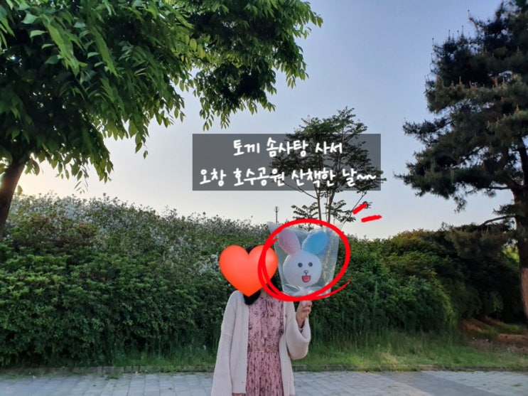  솜사탕 사서 공원 산책한 날~