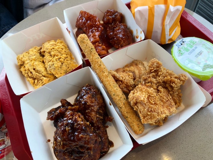  kfc 올나이트 치킨 <더블마이티버거>후기