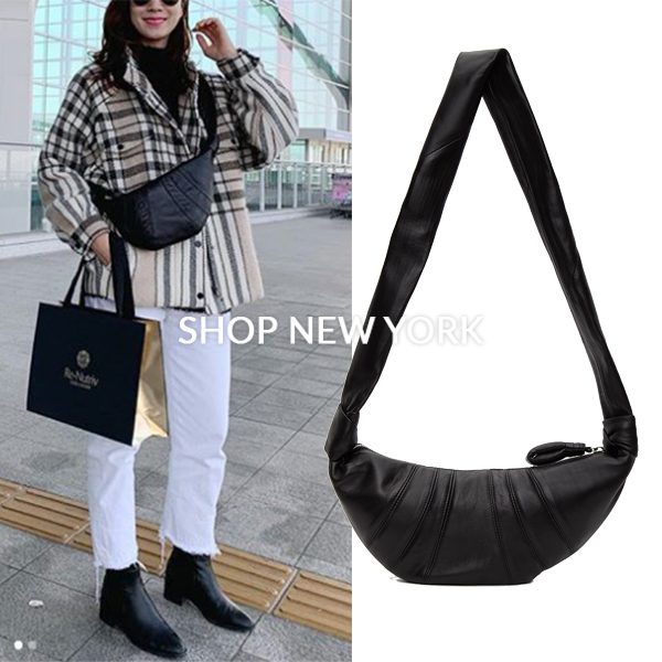 구매평 좋은 LEMAIRE BLACK SMALL CROISSANT BAG 추천해요