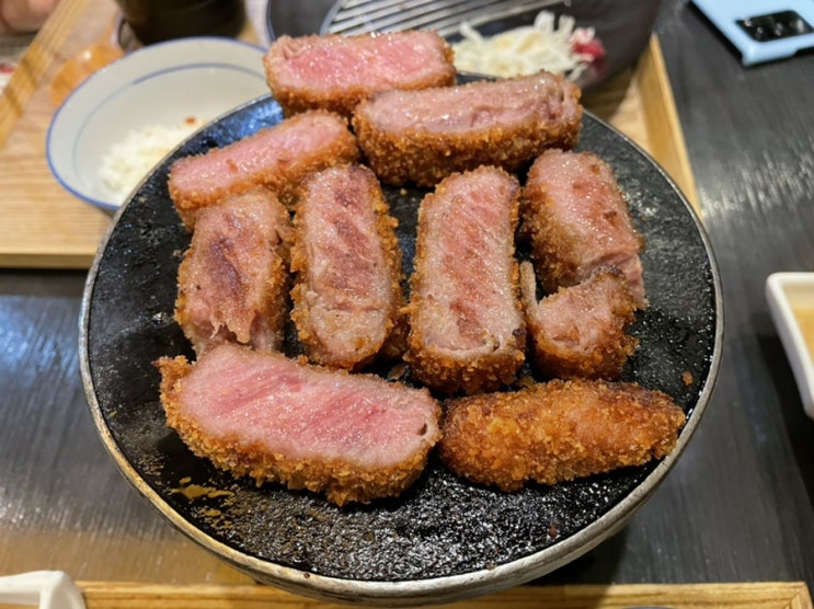  영등포 타임스퀘어 맛집 규카츠 이자와 촉촉해요