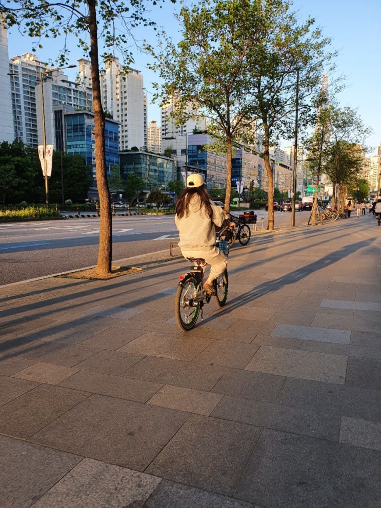 [자전거여행]잠실 한강 공원 따릉이 라이딩