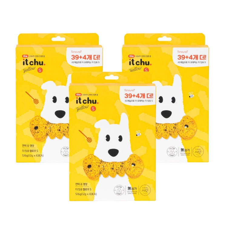 선호도 좋은 핏펫 the 잇츄 대용량 옐로우 S 43p, 3개, 밀웜 + 마누카꿀 혼합맛 추천합니다 선호도 좋은 핏펫 the 잇츄 대용량 옐로우 S 43p, 3개, 밀웜 + 마누카꿀 혼합맛 추천합니다