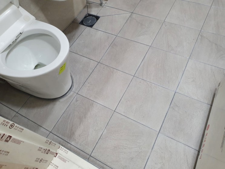  양산줄눈업체 한성강변타운 인테리어후 줄눈시공 미스터송홈케어서비스