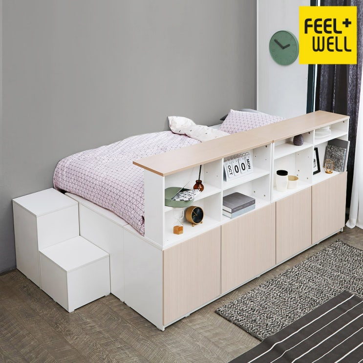 인기 많은 필웰 무노 수납 벙커침대 SS + 책장겸테이블2개 DVX BD9670, 화이트 ··· 인기 많은 필웰 무노 수납 벙커침대 SS + 책장겸테이블2개 DVX BD9670, 화이트 ···