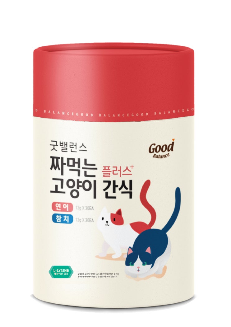 가성비 좋은 굿밸런스 짜먹는 고양이 간식 플러스, 참치 30p + 연어 30p, 1세트 추천해요