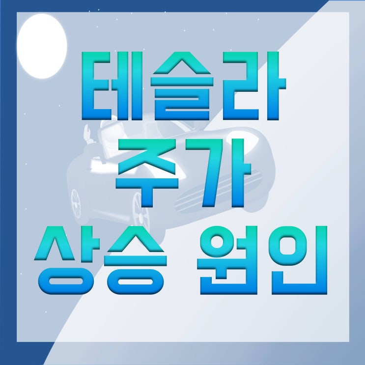  [미국주식] 테슬라 주가 상승 원인과 전망(주린이는 하락이 싫어요)