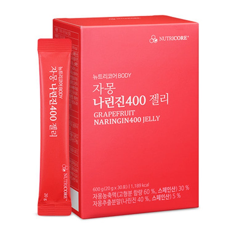 선호도 높은 뉴트리코어 나린진 400 젤리 자몽, 20g, 30개 좋아요 선호도 높은 뉴트리코어 나린진 400 젤리 자몽, 20g, 30개 좋아요