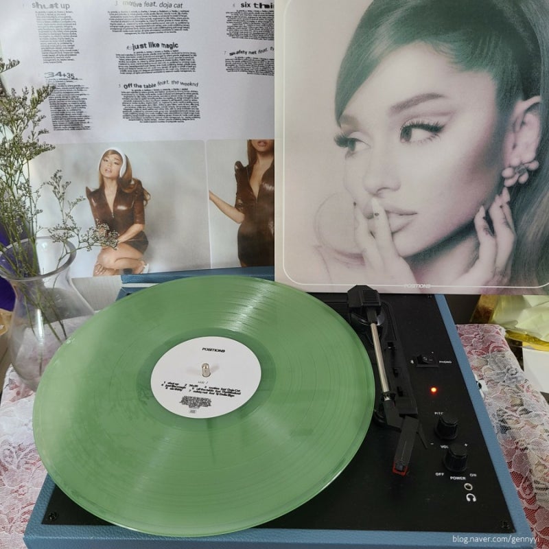 아리아나그란데 LP : Positions 그린 클리어 바이닐 후기