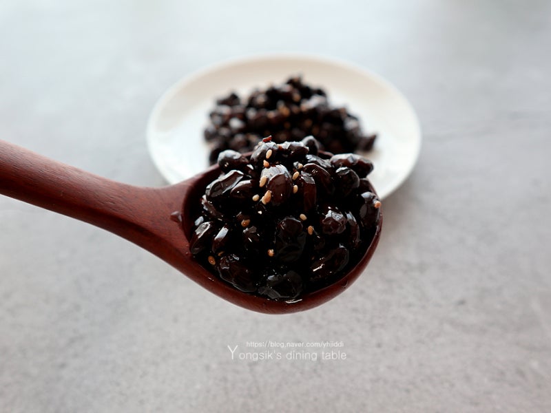 백종원 콩자반 만들기 서리태로 콩장맛있게만드는법