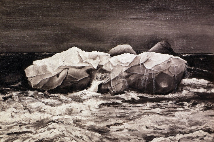  [Oilpaint] Hibernation - B&W series
