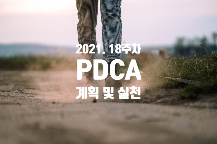  2021년 계획과 실천 18주차 점검