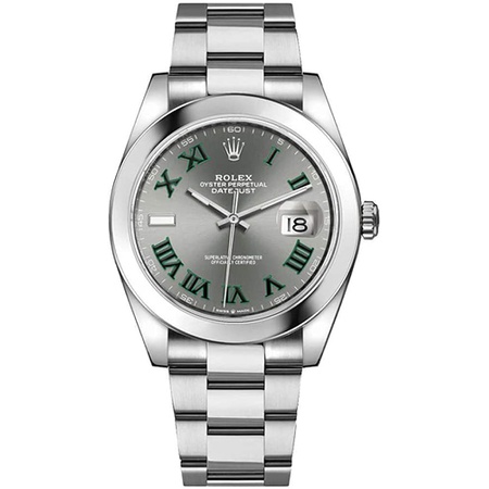 가성비갑 Rolex Datejust 41 mm 126300 Stainless Steel Oyster Bracelet Roman Numeral Mens Watch PROD800051