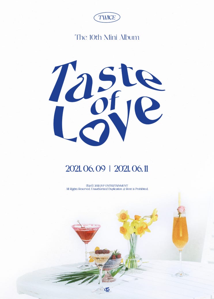  트와이스 10번째 미니앨범 트와이스 티저 Taste of Love