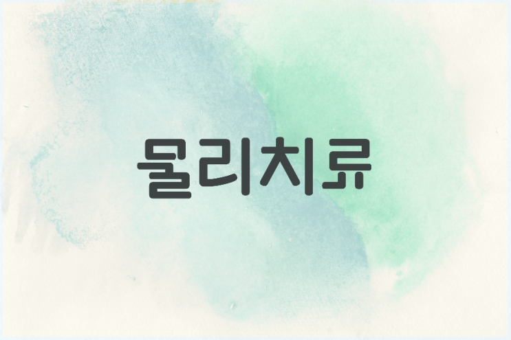 물리치료 물리치료