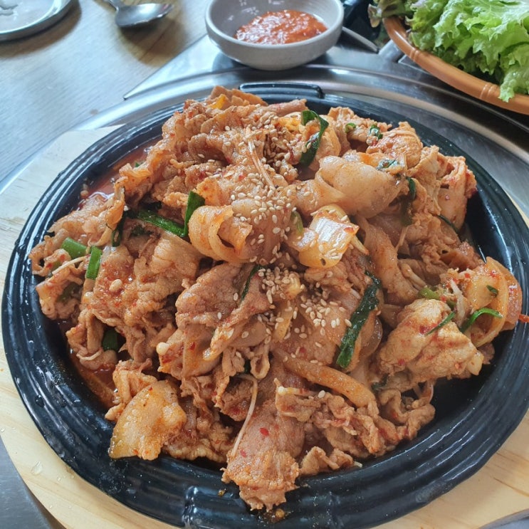  인천 남동구 가성비 좋은 백반집 나는 돼지불백 너는 지짐이 (내돈내산 솔직후기)