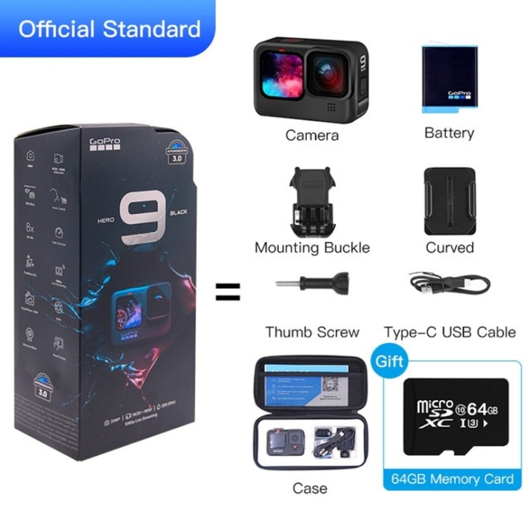 인기 급상승인 액션캠 고프로 유뷰브 촬영장비 카메라 캠 GoPro HERO 9 블랙 수중 액션 카메라, 공식 표준, 추가없이 ··· 인기 급상승인 액션캠 고프로 유뷰브 촬영장비 카메라 캠 GoPro HERO 9 블랙 수중 액션 카메라, 공식 표준, 추가없이 ···