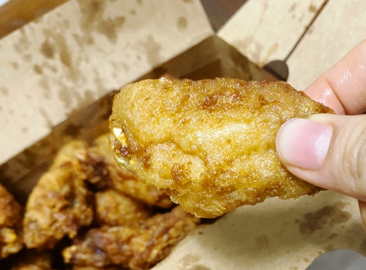  수지 동천동 교촌치킨 배달시켜서 먹었어요