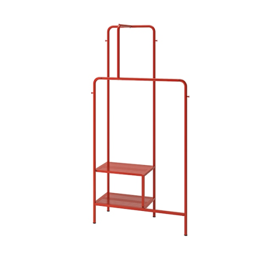 선호도 좋은 이케아 NIKKEBY 니케뷔 옷걸이행거 레드 80x170 cm 604.515.08 추천합니다