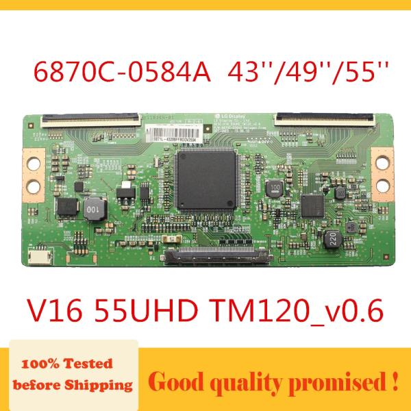 잘나가는 Tcon 보드 6870C-0584A 43 인치49인치 55 인치TV V16 55UHD TM120_v0.6 필립스 Vizio SONY LG... 등 오리지, 01 43 in 잘나가는 Tcon 보드 6870C-0584A 43 인치49인치 55 인치TV V16 55UHD TM120_v0.6 필립스 Vizio SONY LG... 등 오리지, 01 43 in