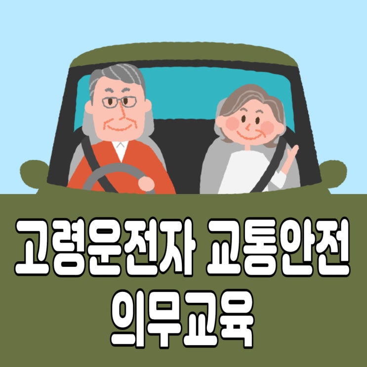  고령운전자 교통사고증가 인지능력진단 교육의무화