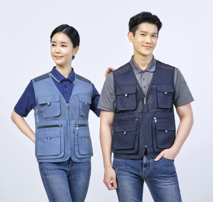  남녀공용 단체복 반사 안전 망사 조끼 (메쉬조끼 / 작업조끼 / 저가 조끼 / 단체 조끼 / 작업용 조끼 / 방역 조끼 / 등 망사 조끼 / 세원사 /대구 서문시장 )