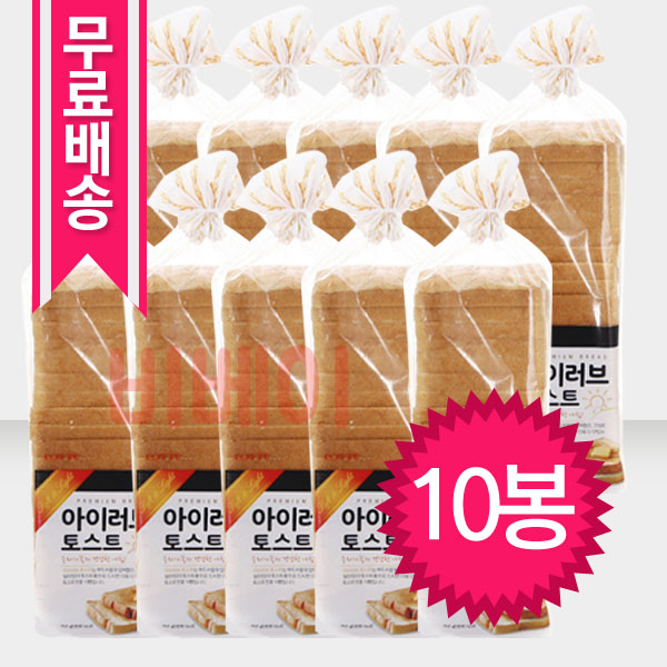 핵가성비 좋은 롯데제과 아이러브 토스트 식빵 x 10봉, 750g, 10개 추천합니다