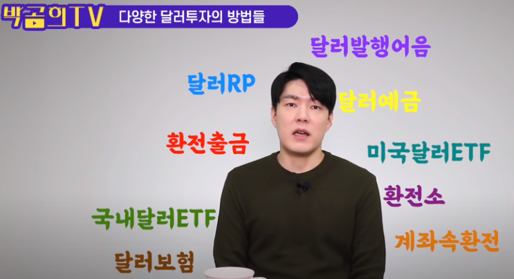  달러투자 뭐 하지 feat.달러etf/달러rp/달러발행어음