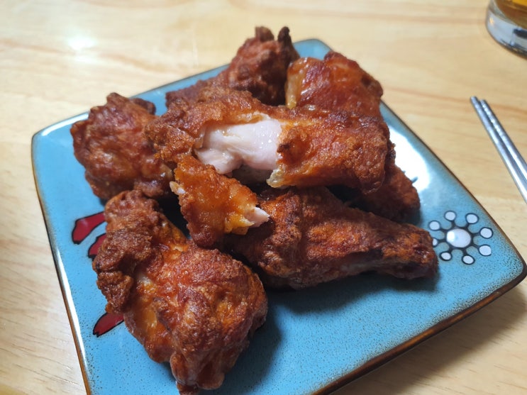  시흥목감노브랜드 치킨윙스틱에 맥주한잔
