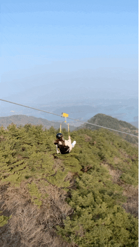  여수 하동 2박3일 커플여행코스 2일차/ 하동짚라인 나혼자산다 하동알프스레포츠, 라테라스 아침, 하동켄싱턴리조트