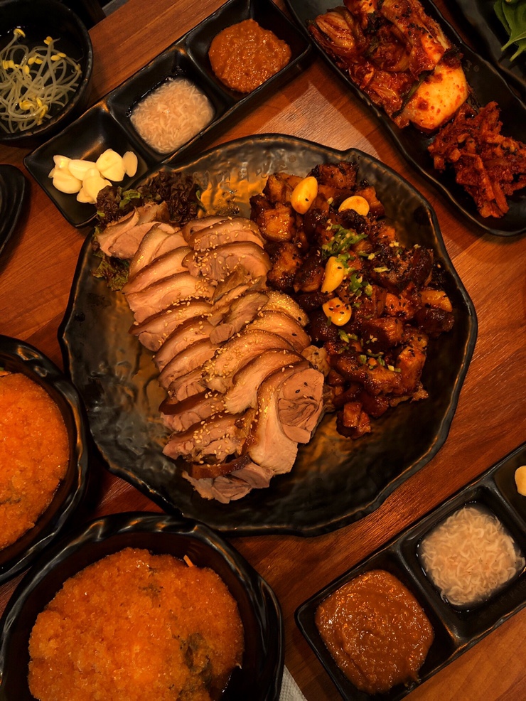  부천족발맛집 백의만족에서 비오는 날 족발에 막걸리