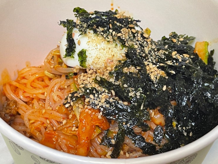 입맛없을때 매콤달콤 비빔국수 신대방 국수랑주먹밥