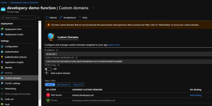 [입문] custom domain용 도메인 인증서 발급방법(how to create certificate for custom domain in azure)