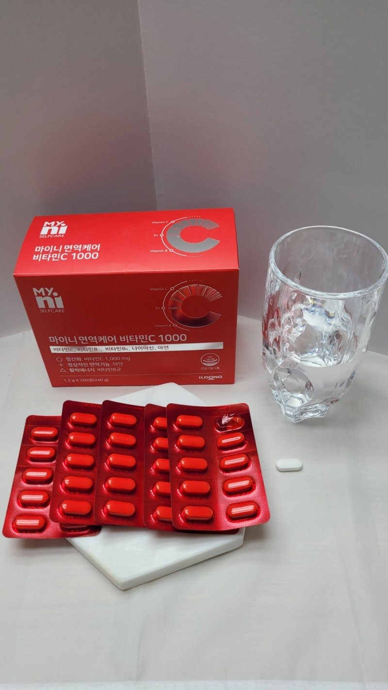 고함량 비타민 비타민C 1000mg 일동  마이니 면역케어 비타민C 1000